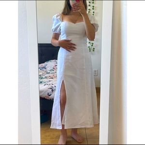 Reformation Denver Linen Dress